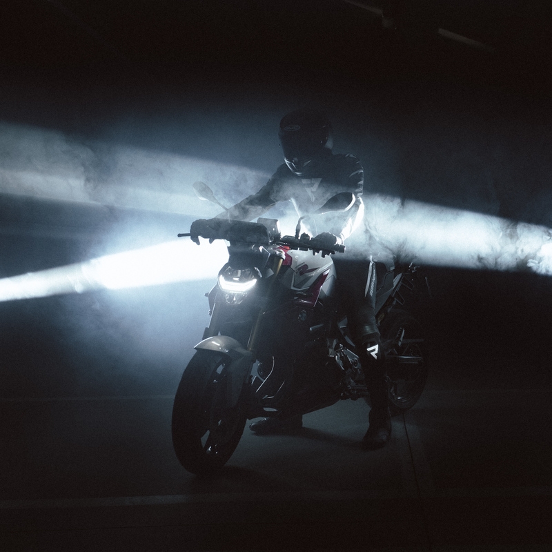 Rebelhorn Fighter Juodai baltos motociklininko kelnės išpardavimas