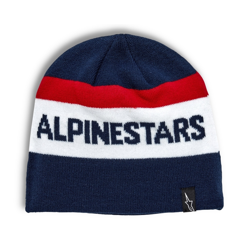 Alpinestars Stake Beanie kepurė mėlyna-raudona-balta