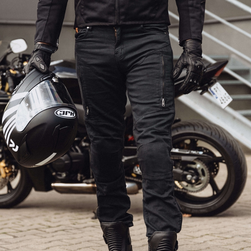 Rebelhorn Hawk III Black Motociklininkų džinsai išpardavimas