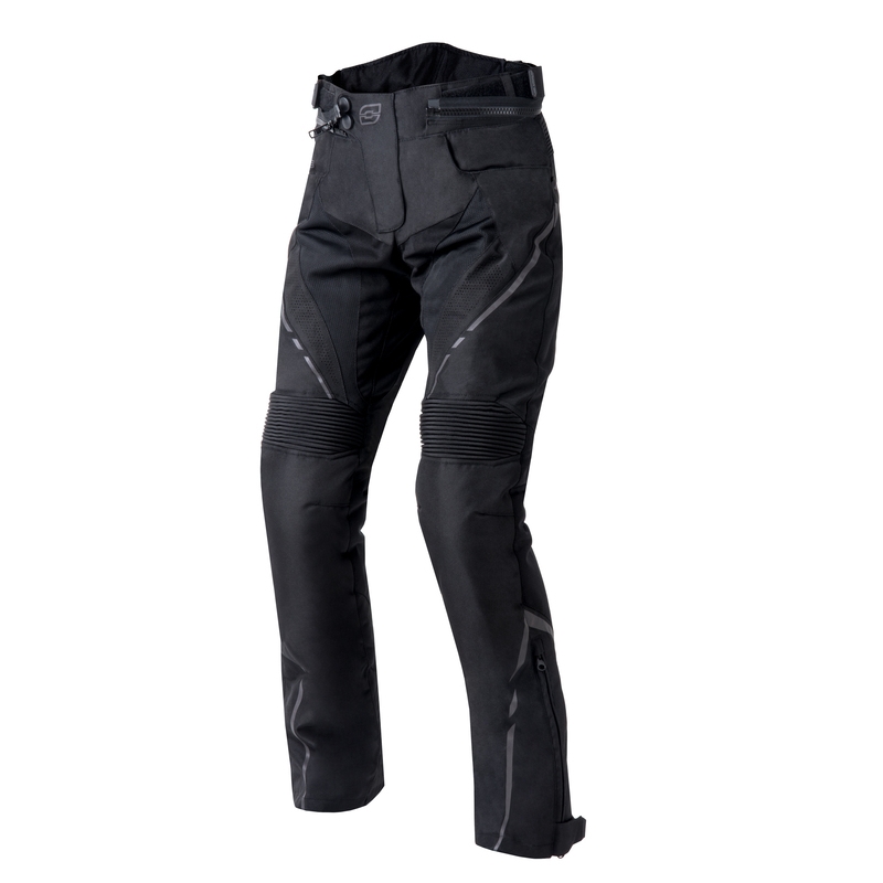 Moteriškos motociklininko kelnės Ozone Jet II Black išpardavimas