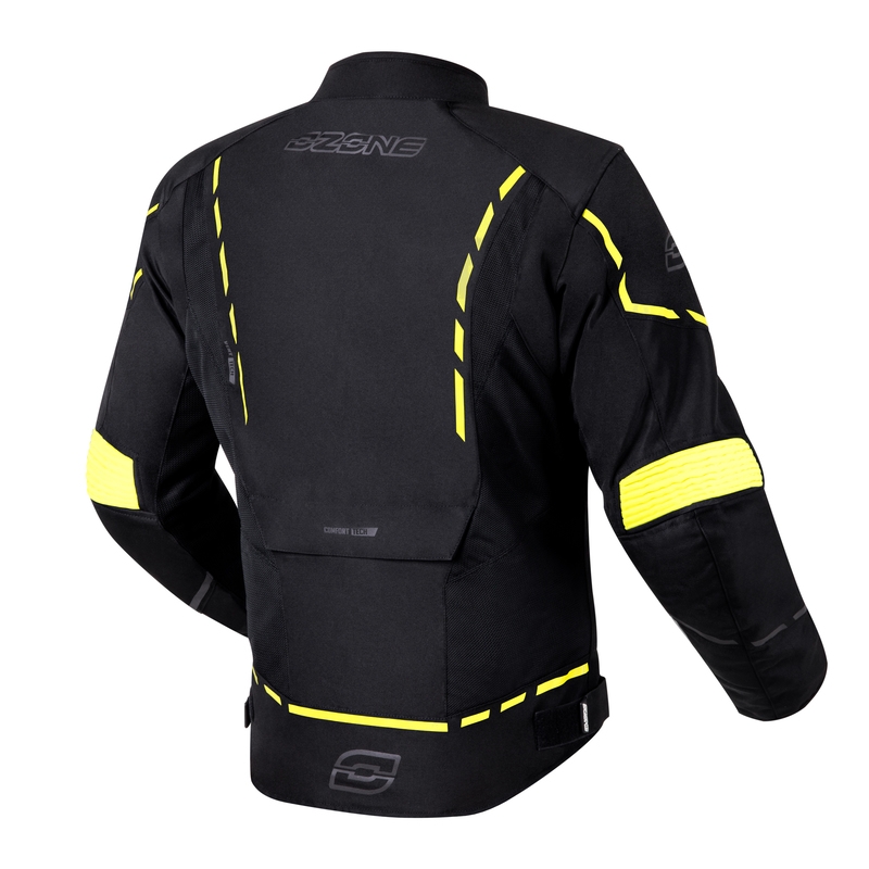 Moto striukė Ozone Jet II black-fluo yellow išpardavimas