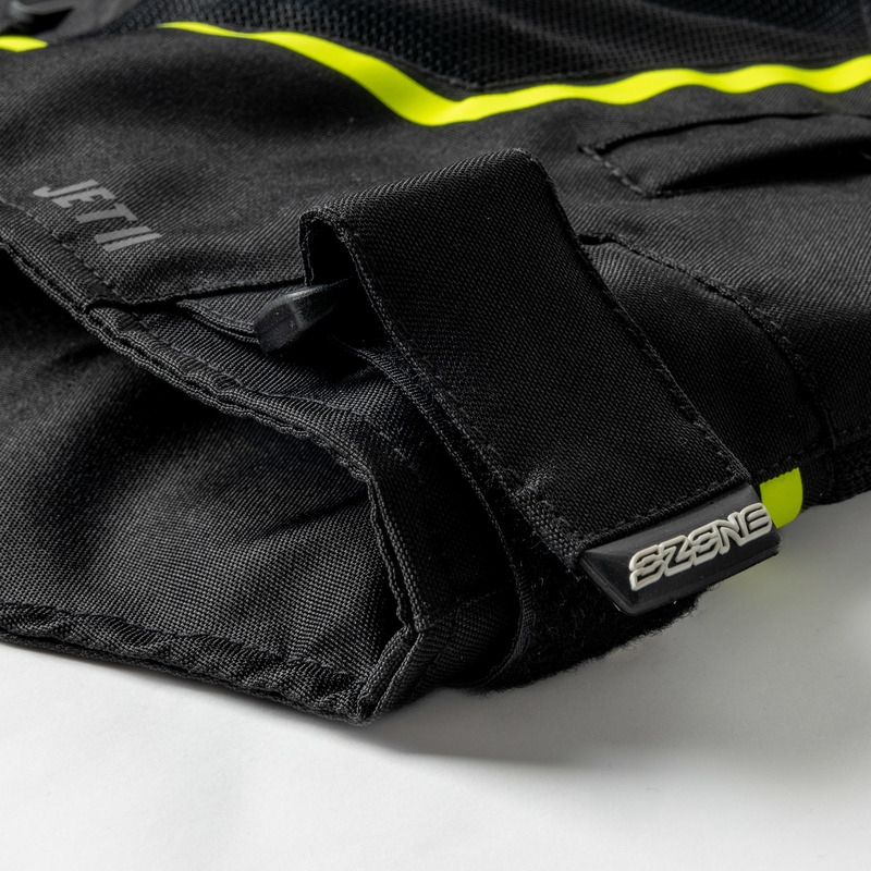 Moto striukė Ozone Jet II black-fluo yellow išpardavimas