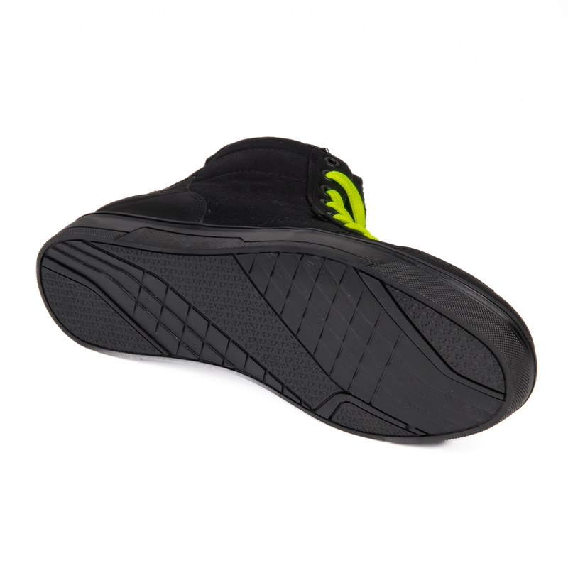Ozone Town juodai-fluo geltoni motociklininko batai