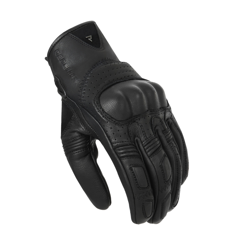 Motociklininko pirštinės Rebelhorn Thug II black perforated