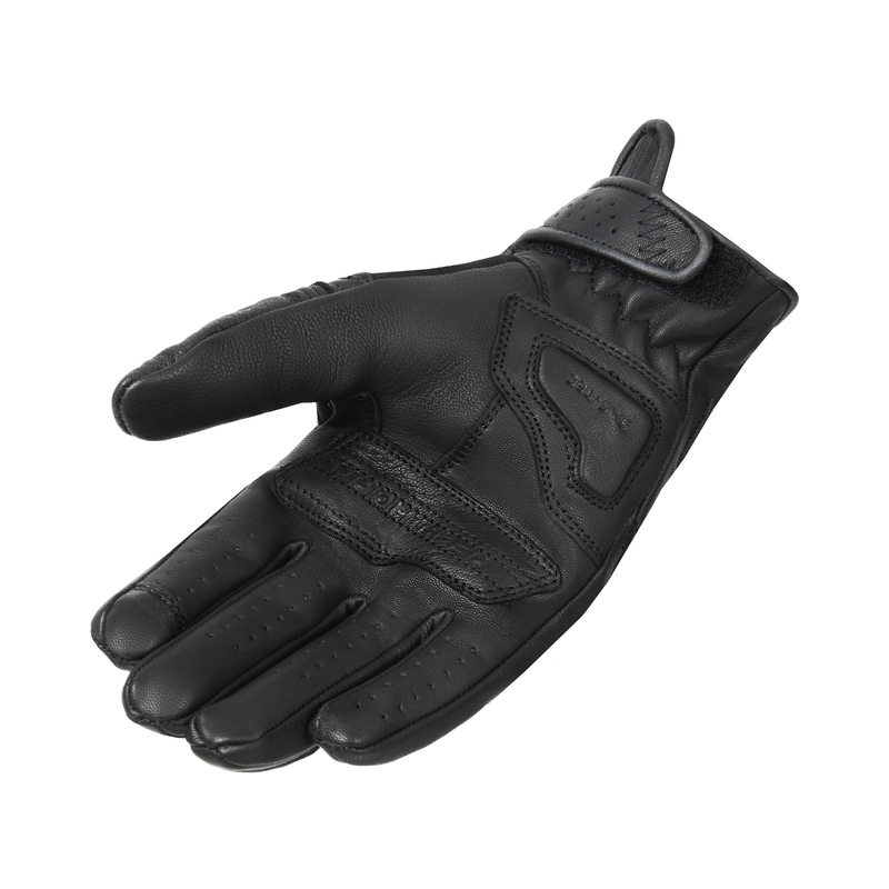 Motociklininko pirštinės Rebelhorn Thug II black perforated