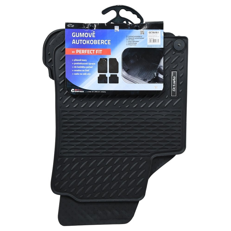 Koberce gumové PERFECT FIT sada 4ks OCTAVIA I s fixací