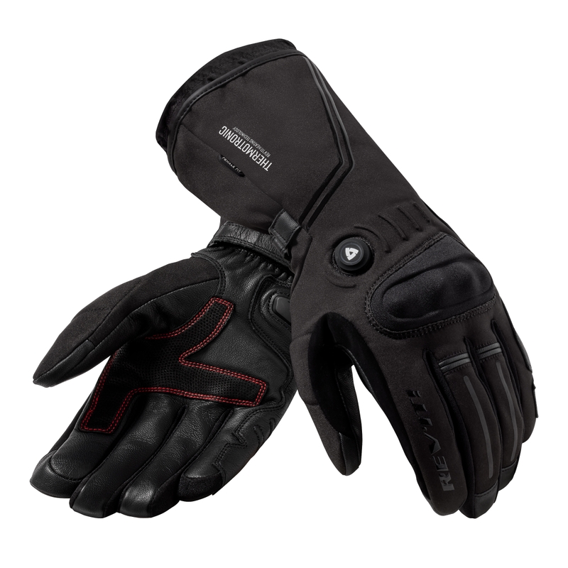 Moteriškos šildomos motociklininko pirštinės Revit Liberty H2O black