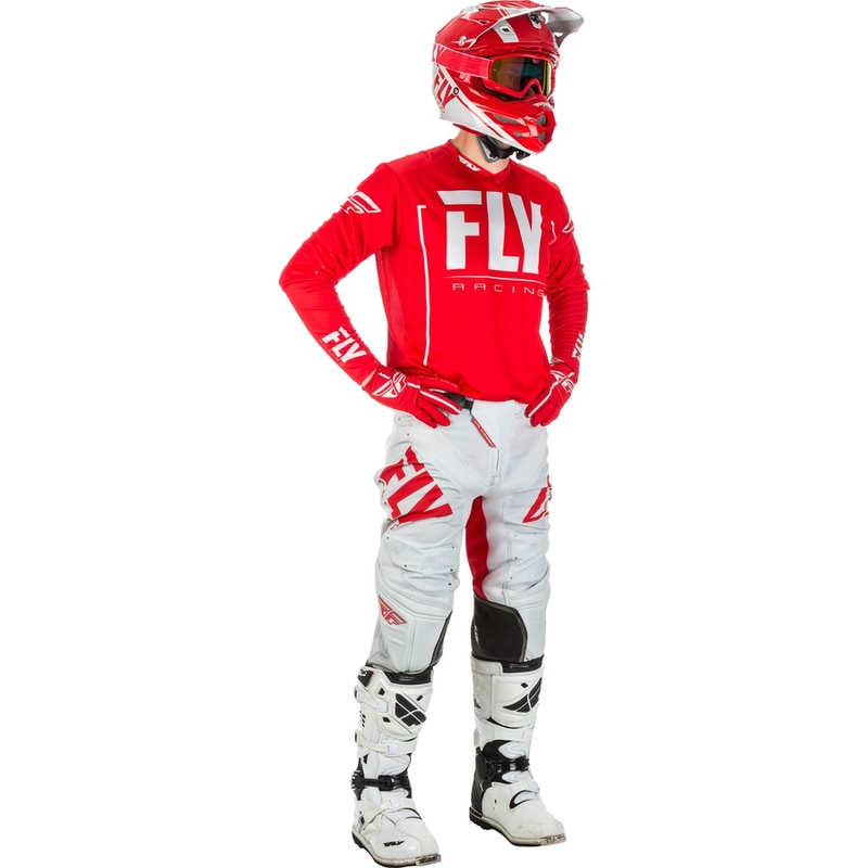 Motokrosový dres FLY Racing LITE 2018 - USA červeno-bílý