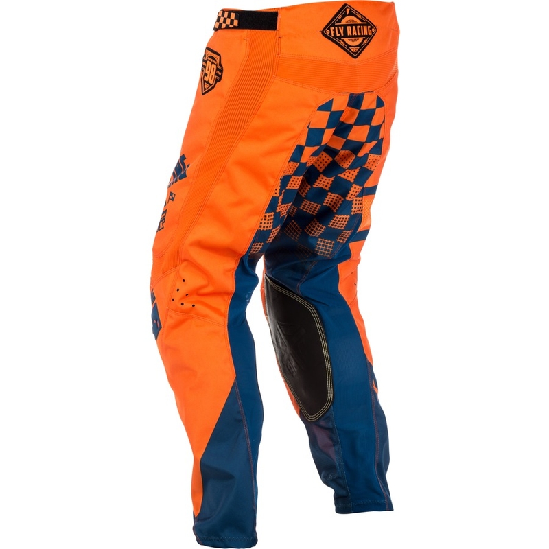 Motokrosové kalhoty FLY Racing Kinetic ERA 2018 - USA oranžovo-modré