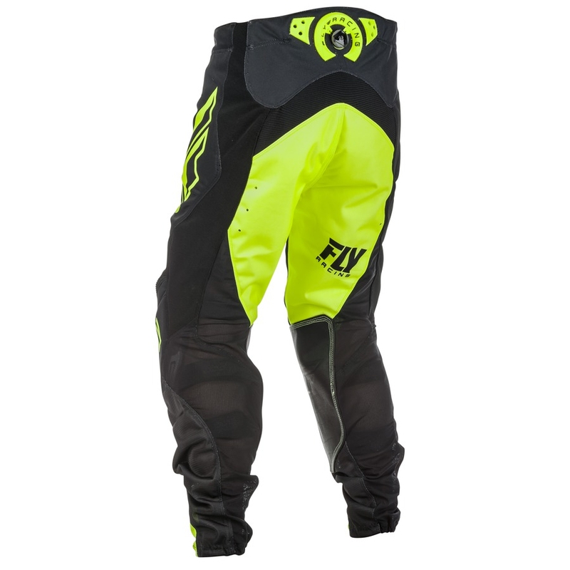 Motokrosové kalhoty FLY Racing LITE 2018 - USA černo-fluo žluté