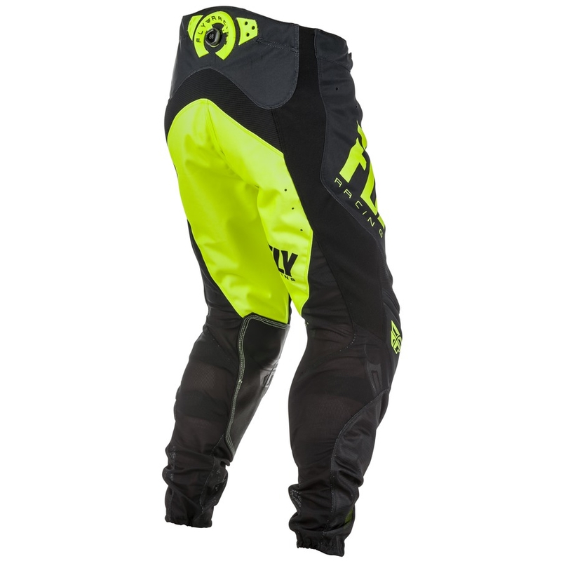 Motokrosové kalhoty FLY Racing LITE 2018 - USA černo-fluo žluté