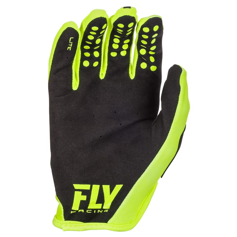 Motokrosové rukavice FLY Racing LITE 2018 - USA černo-fluo žluté