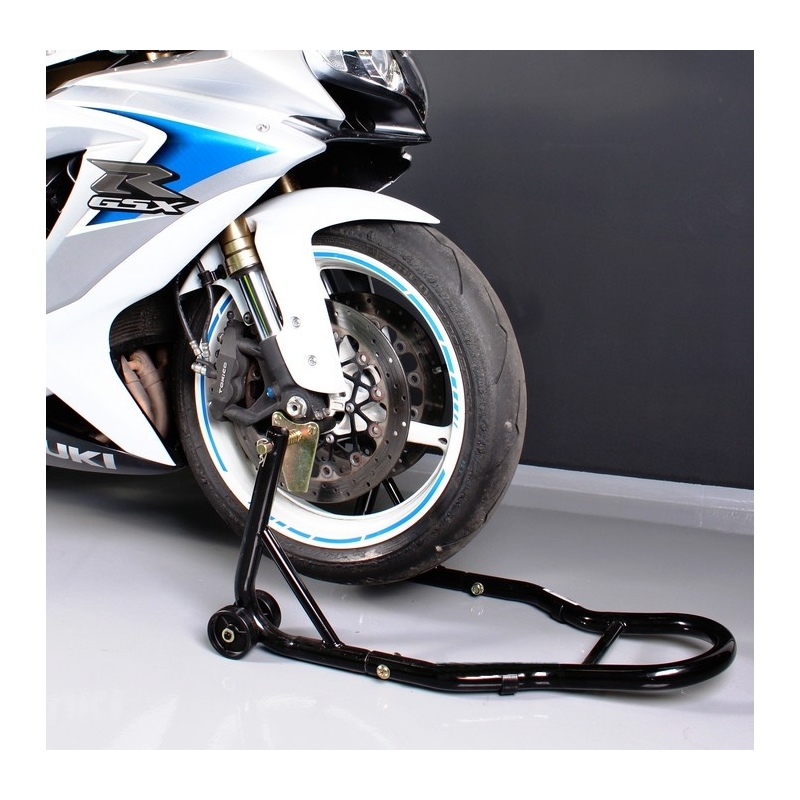 Priekinis motociklo stovas su ratukais R-TECH