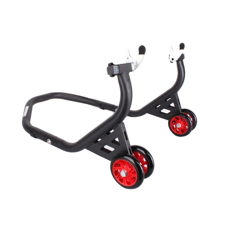 Galinis motociklo stovas su ratukais R-TOOL EVO