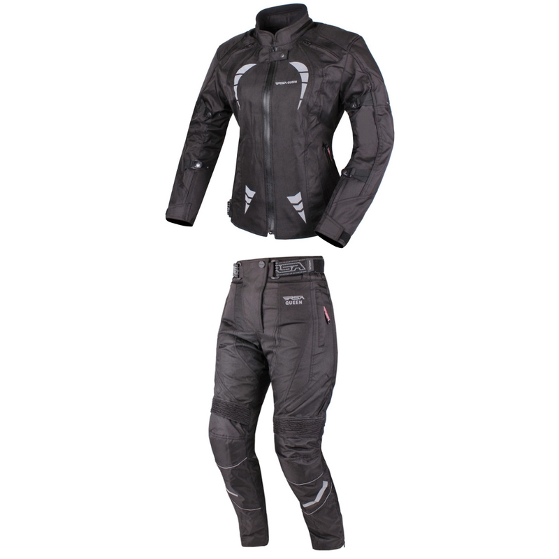 Moteriškas motociklininko kostiumas RSA Queen black išpardavimas