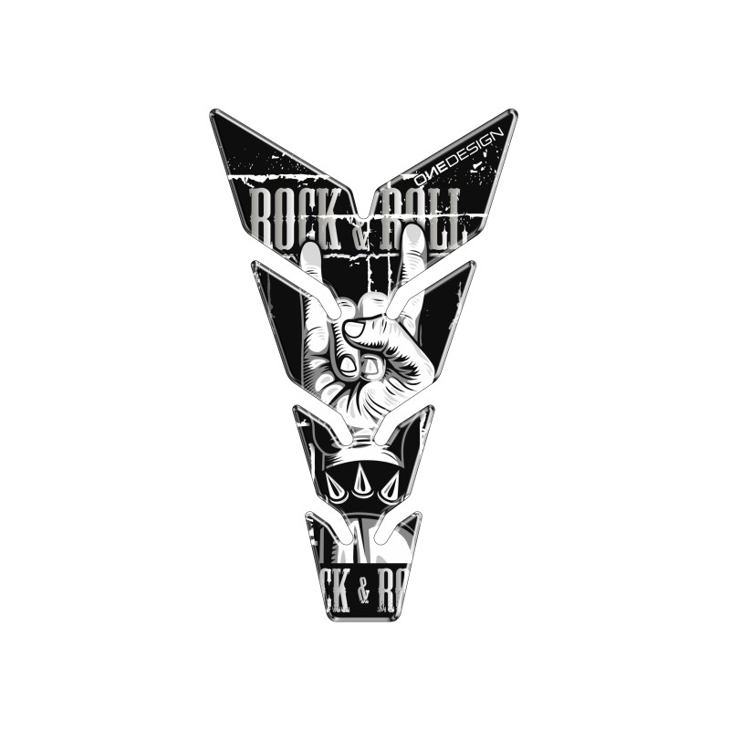 Degalų bako dangtelis Spausdinti - Rock &amp; Roll