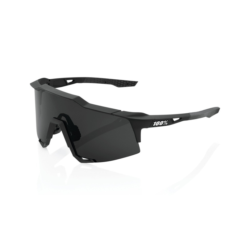 100% SPEEDCRAFT Soft Tact Black akiniai nuo saulės (rūkytas stiklas)