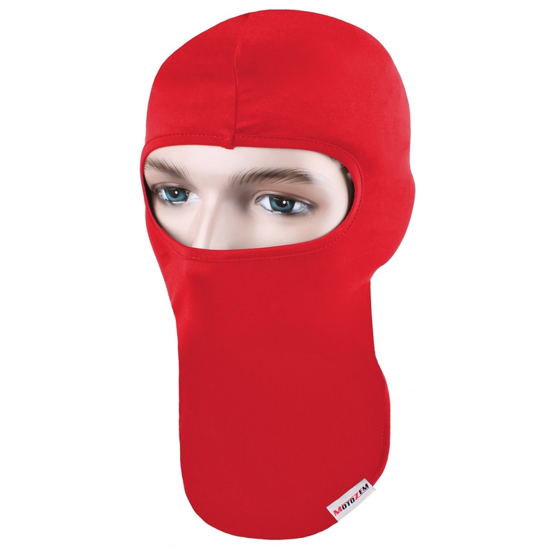 MotoZem šalmo gaubtas raudonas
