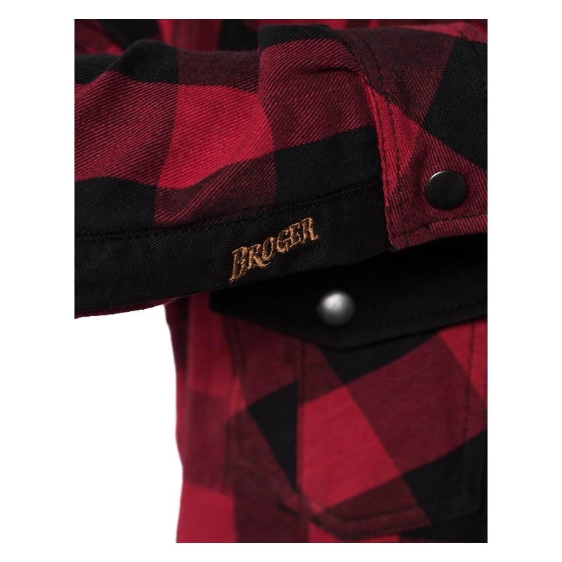 Moteriški motociklininko marškinėliai BROGER Alaska black-red išpardavimas