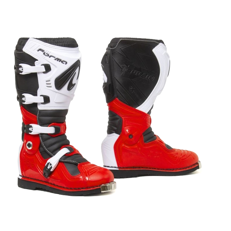 Forma Terrain Evolution TX motociklininko batai raudonos ir baltos spalvos