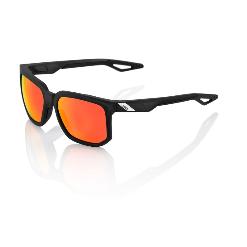 Akiniai nuo saulės 100% CENTRIC Matte Crystal Black black black (raudoni lęšiai)