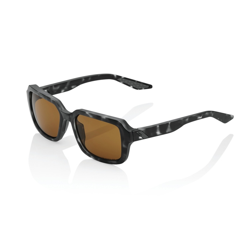 Sluneční brýle 100% RIDELEY Matte Black Havana šedé (bronzová skla)