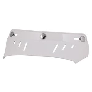 Plokščias skydelis "Cassida Oxygen" šalmams baltos spalvos