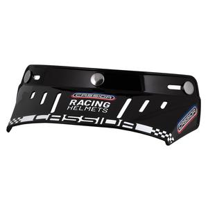 Plokščias skydelis Cassida Oxygen Racing Spirit šalmams juodas