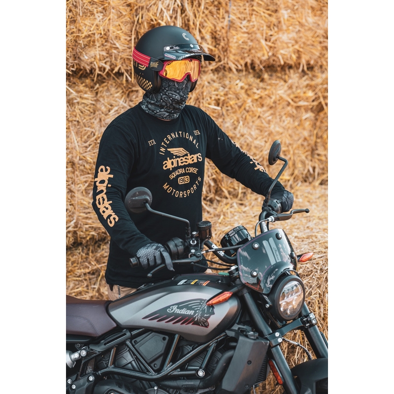 Plokščias skydelis Cassida Oxygen Racing Spirit šalmams juodas
