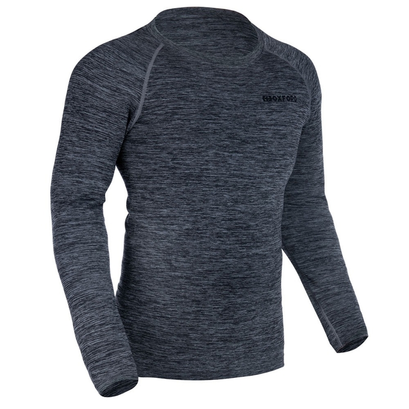 "Oxford Advanced Base Layer" juodai pilki termo marškinėliai ilgomis rankovėmis