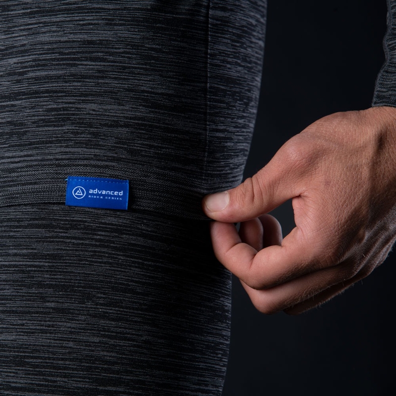 "Oxford Advanced Base Layer" juodai pilki termo marškinėliai ilgomis rankovėmis