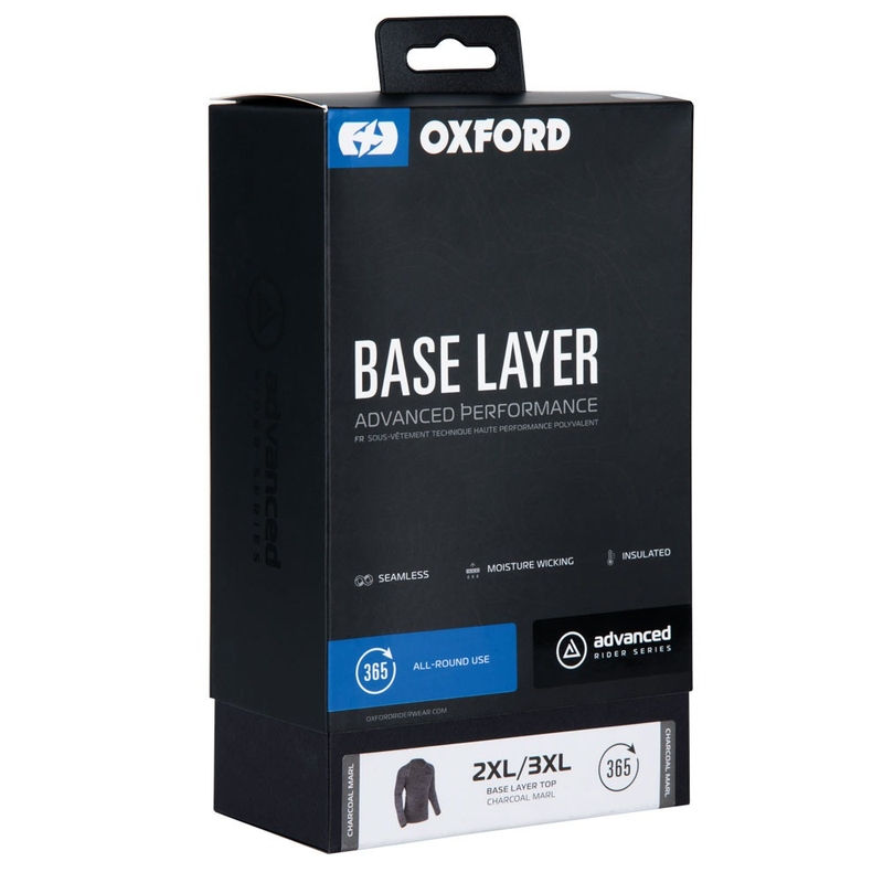 "Oxford Advanced Base Layer" juodai pilki termo marškinėliai ilgomis rankovėmis