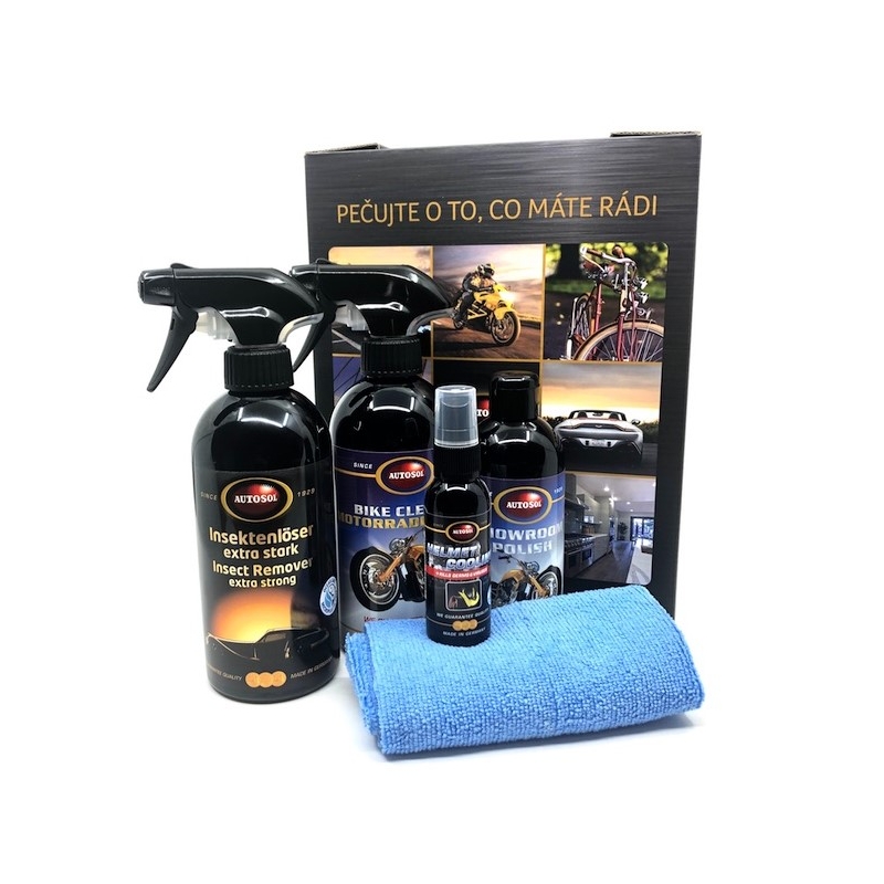 "Autosol" dovanų rinkinys, skirtas kelioniniams motociklams valyti