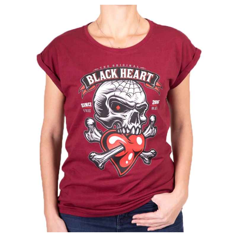 Dámské triko Black Heart Romantic Lover Ext červené