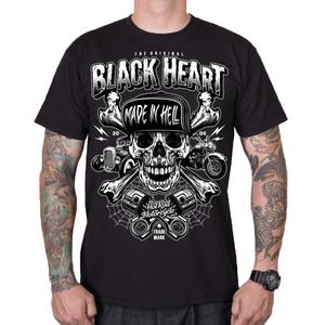 Vyriški marškinėliai Black Heart Sinner black