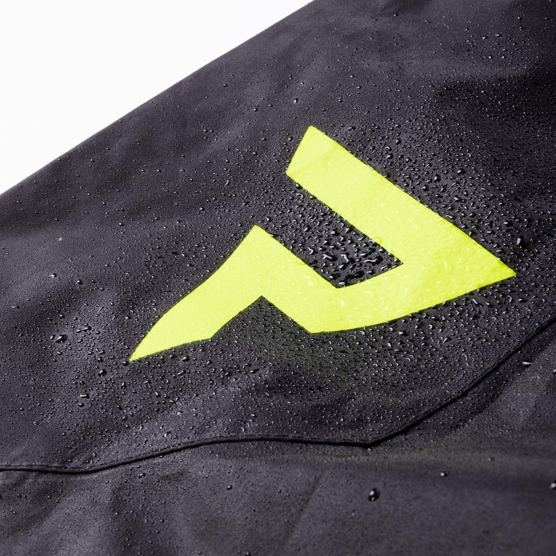 Moto kalhoty do deště Rebelhorn Patrol fluo žluto-černé