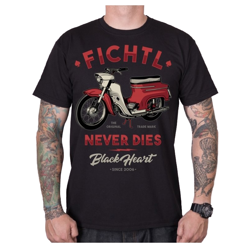 Vyriški marškinėliai Black Heart Fichtl