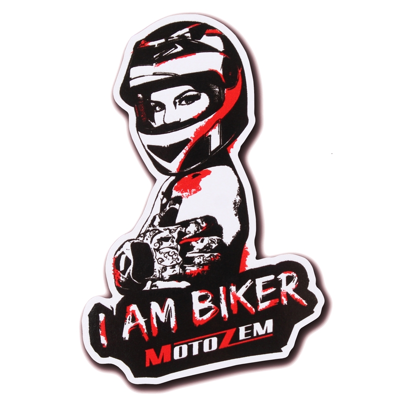 MotoZem I Am Biker Magnetas - Moteris