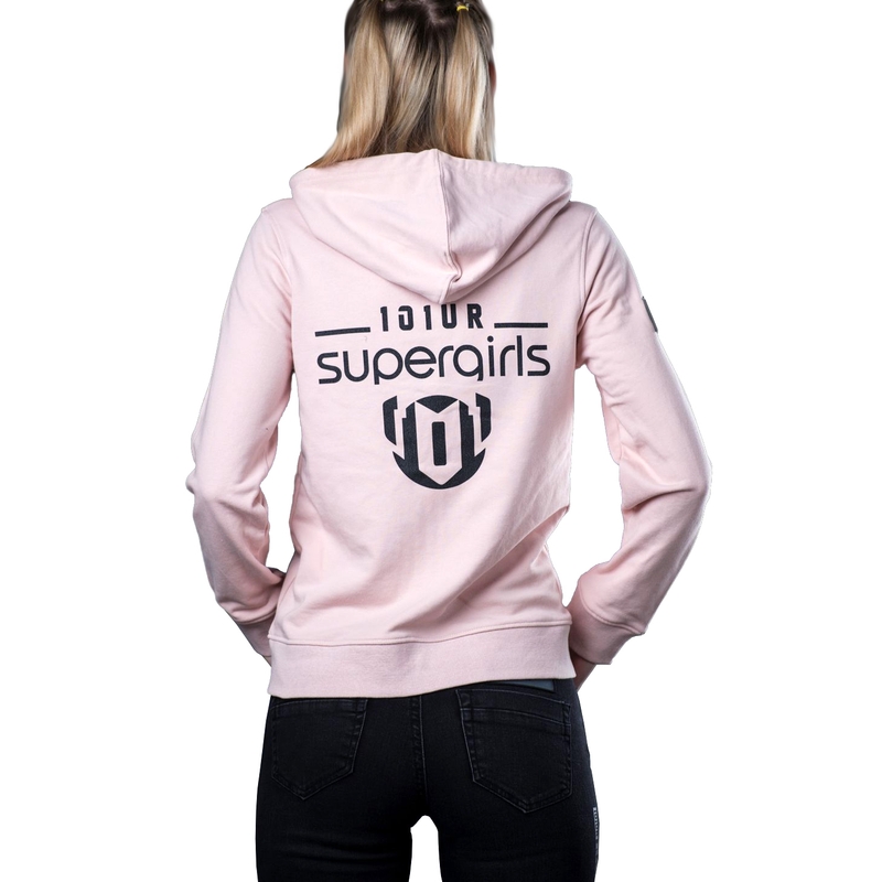 Dámská mikina 101 Riders My Zip Hood růžová výprodej