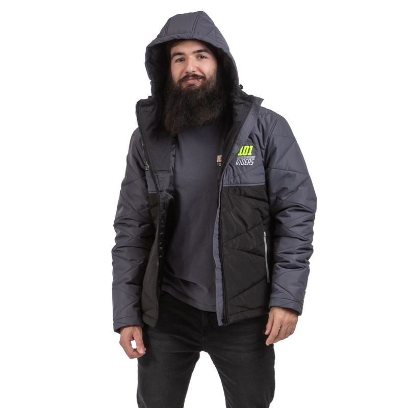 Bunda 101 Riders Defrost černo-šedá výprodej