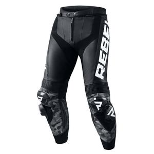 Rebelhorn Rebel juodai baltos motociklininko kelnės išpardavimas