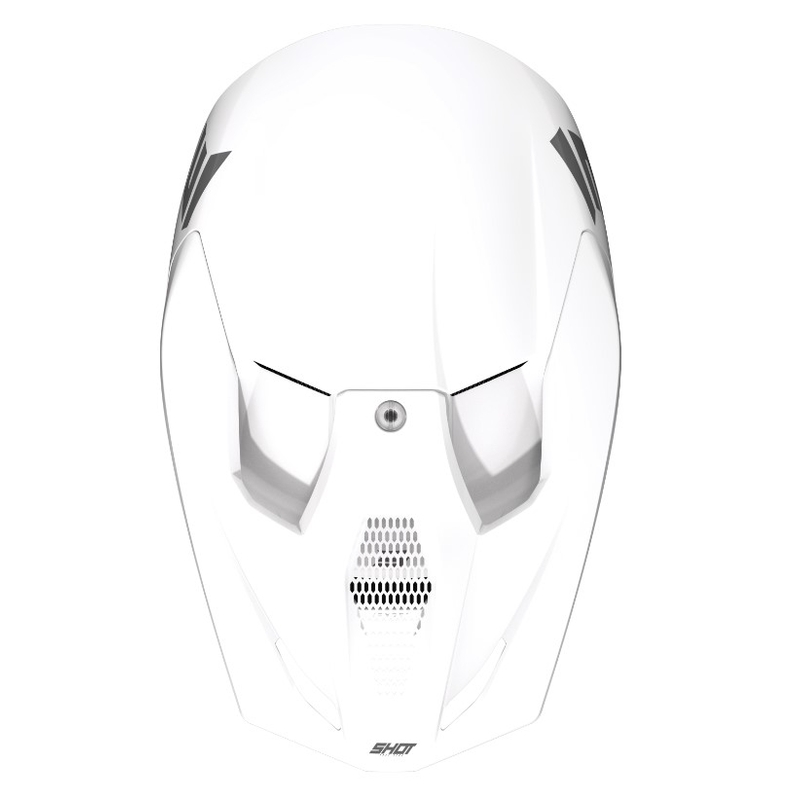 Motokroso šalmas Shot Furious Solid White