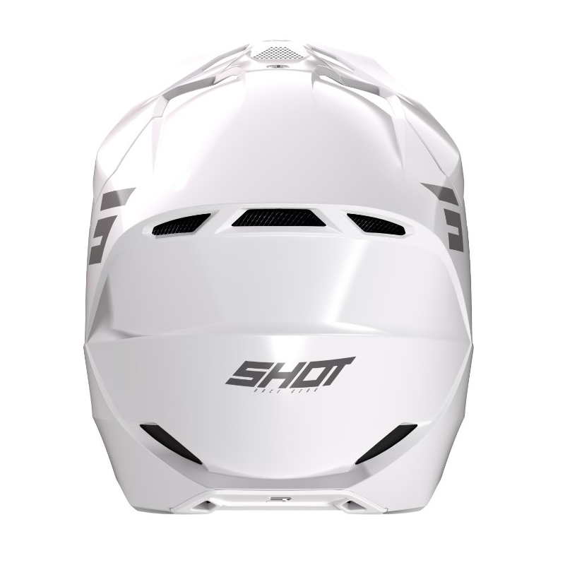Motokroso šalmas Shot Furious Solid White