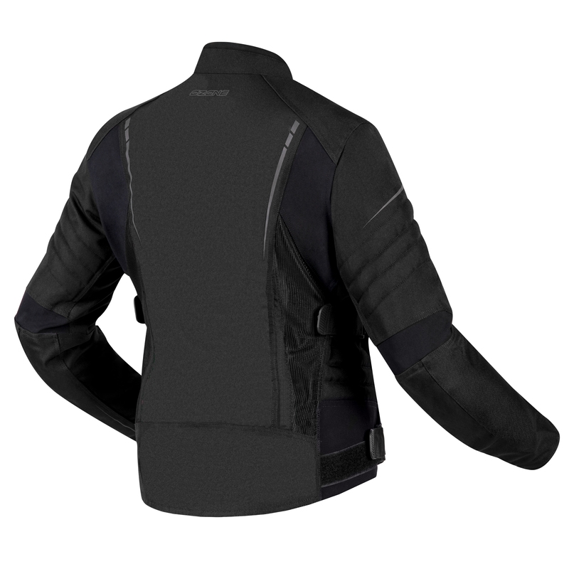 Moteriška Ozone Flow Black motociklininko striukė išpardavimas