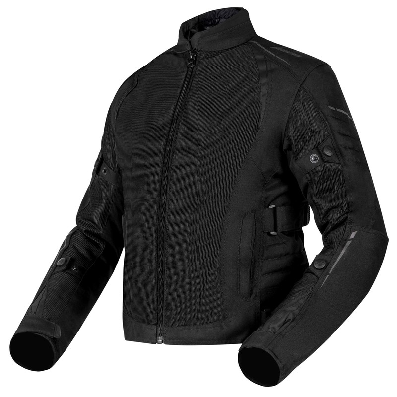 Moteriška Ozone Flow Black motociklininko striukė išpardavimas
