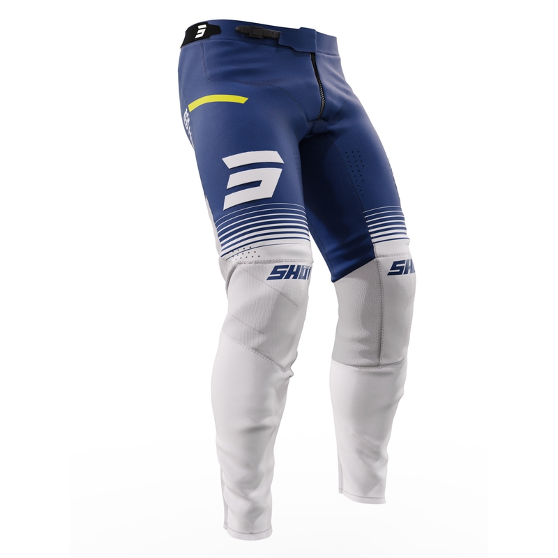 Motokroso kelnės Shot Aerolite Husqvarna LE baltai mėlynos išpardavimas