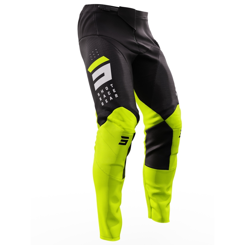 Motokroso kelnės Shot Contact Camo 2.0 black-fluo yellow išpardavimas