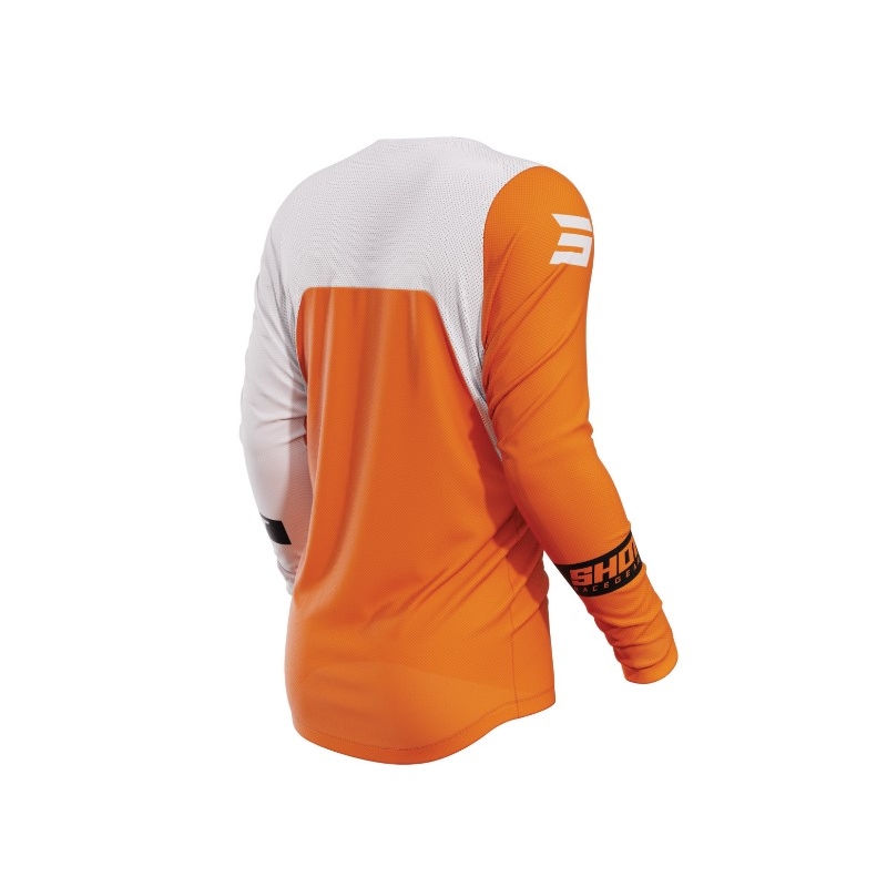 Motokrosový dres Shot Contact Scope bílo-oranžový výprodej