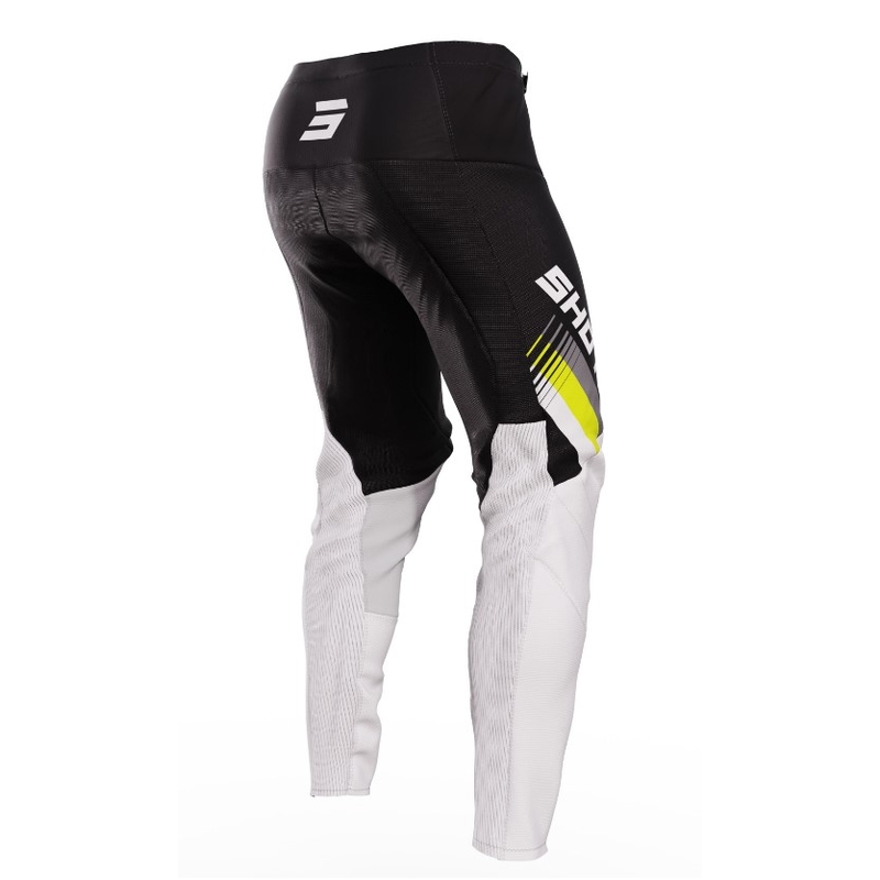 Motokrosové kalhoty Shot Contact Tracer černo-bílo-fluo žluté výprodej