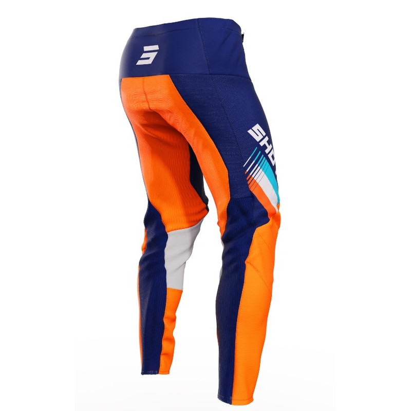 Motokrosové kalhoty Shot Contact Tracer modro-oranžové výprodej